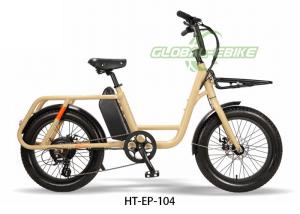Wholesale Aluminum Cargo EBike With 7 Speed Gears , Electric Cargo Bicycle Front Suspension from china suppliers