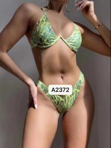 Wholesale Elasticity Female Underwear Sets Green Solid Color Panti Bra Ladies from china suppliers