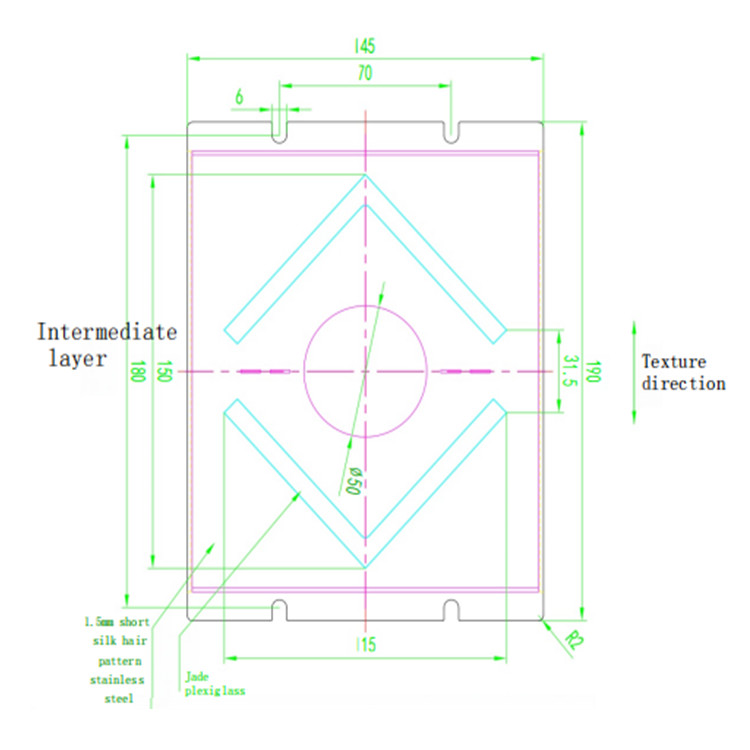 Elevator Spare Parts Organic Glass Elevator Lift Hall Lantern Arrival Lantern
