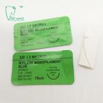 OEM Surgical Polyglycolic Acid Suture With Needle Nylon Silk