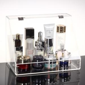Wholesale Plexiglass Makeup Display Stand Clear Acrylic Storage Box Plastic Organizer from china suppliers