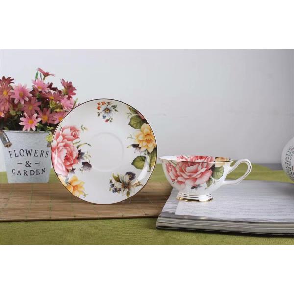Tableware Low Water Absorption English Bone China Tea Cups