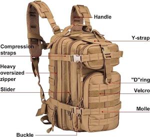 Wholesale Small 30L Rucksack Military Tactical Backpack Outdoors Bug Out Bag Packable Backpack Lightweight Casual Daypack from china suppliers
