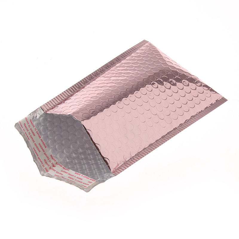 Rose Gold Glitter Poly Bubble Mailers Recyclable Garment Packaging