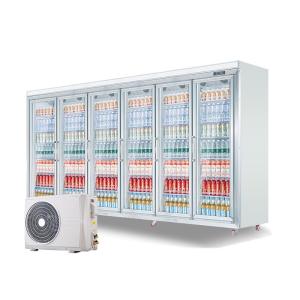 Wholesale 4/5/6- Doors Split Type External Condensing Unit Drink Display Fridge / Cooler from china suppliers
