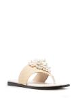 Lightweight Rhinestone Womens Soft Bottom Slippers Woven Fabric Upper