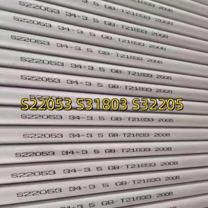 Wholesale Stainless Steel Seamless Duplex Pipe S31803 SCH 40S - 3&quot; S32205 2205 Hollow Bar from china suppliers