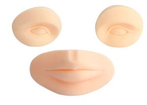 Wholesale 3D Permanent Makeup Silicone Practice Skin Eyebrow Lip Tattooing For Beauty And Medical Programs from china suppliers