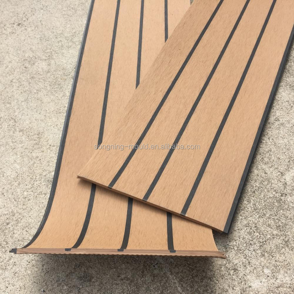 Grey Fire Resistance Synthetic Boat Floor/Ship Decking Floor Part of Ship Flooring