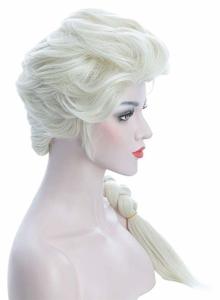 Wholesale Women'S Long Beige Braided Cosplay Party Wigs Halloween Cosplay Wig For Adult from china suppliers