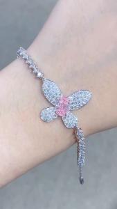 Wholesale Loose Synthetic Diamond Bracelet Butterfly Product Jewelry Production Earing Necklace from china suppliers