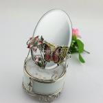 Shinny Gifts Ladies Favor Glass Collection Box with Butterfly Design