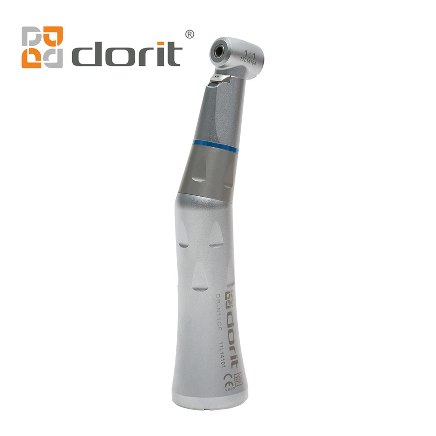 Fiber optic contra angle handpieces