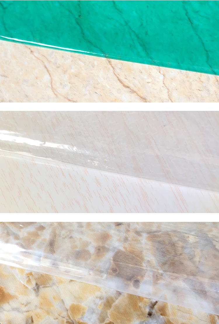 Customized Transparent Countertop Protective Film For Ceramic Tile No Glue Residue
