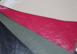 0.6 Mm Rose Red Red Faux Leather Fabric Abrasion - Resistant For Shoes