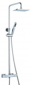 China Coral Chrome Thermostatic Bath Shower Tap Shower Mixer Thermostatic Valve S1002 on sale