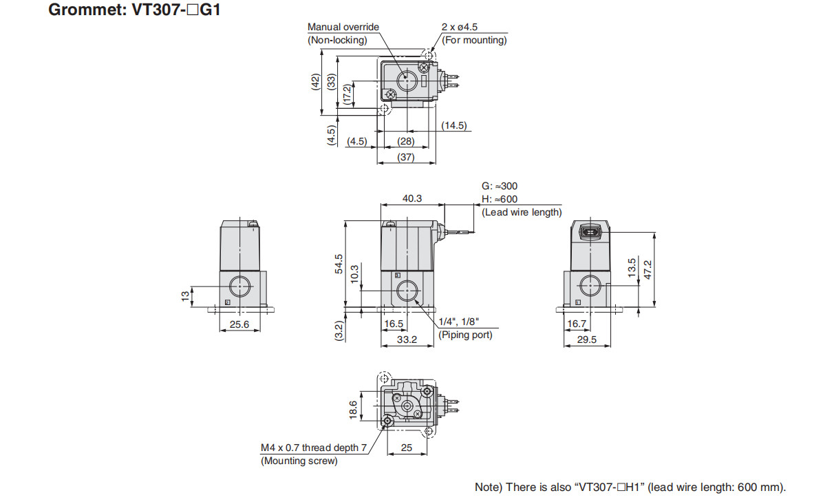 CE VT307-3G1-01 SMC Pneumatic Solenoid Valve Electron Magnetic