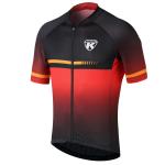 Polyester Mens Short Sleeve Cycling Jersey For Road Bike / Mountain Bike