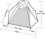 Hiking Camping Tent, Tent Suitable for Outdoor, Hiking, Glamping, Outdoor