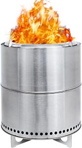 Wholesale COOZOOM 15'' Portable Smokeless Fire Pit With Stand Stainless Steel Bonfire Stove from china suppliers