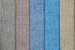 600D 100% Polyester Upholstery Sofa Cover Fabric Faux Linen For Furniture