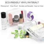 29*9.5*23cm Transparent PVC Travel Shower Wash Bag