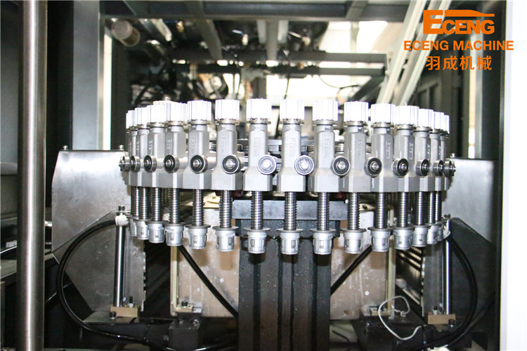 6 Cavity Water Bottle Blowing Machine / Auto Plastic Bottle Making Machine