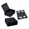 Buy cheap Custom Black Cardboard Foldable Boxes With Lids Magnetic Folding Box Packaging from wholesalers