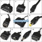 Car Charger with 10 in 1 Data Cable Compatible For iPhone 3G / 3GS