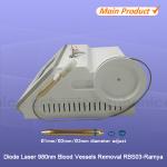 980nm Diode Laser Hair Removal Machine , Spider Vein And Vasuclar Removal