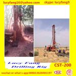 China Hot Trailer Mounted CST-200 Water well Drilling Rig For 100-200 m Depth