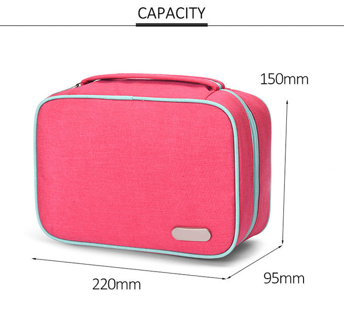 Eco Friednly Ladies Toiletry Bag Protable Travel Wash Bag For Women