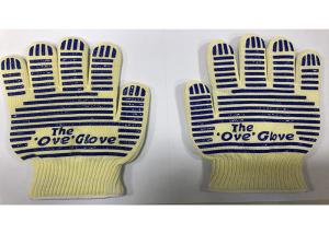 Wholesale Kelvar Fiber Coating Heat Resistant BBQ Gloves Polyester Inner Materials from china suppliers