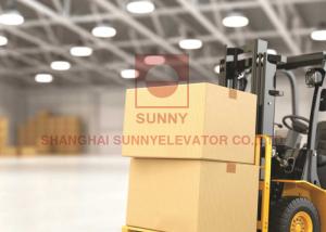 Wholesale 1000kg 0.5m/S Freight Elevator With Big Cabin Telescopic Door Opening from china suppliers