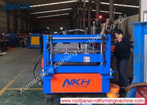 Wholesale 0.7mm Corrugated Roof Panel Roll Forming Machine 25m/min from china suppliers