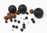 Heat Resistant FKM Solid Rubber Ball For Screen Cleaning / Air Restriction