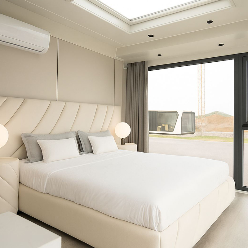 Modern Space Capsule Cabin Hotel Container Home Pod Outdoor Movable Soundproof Eco Friendly Tiny Luxury