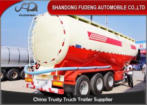 Wholesale Double Cabin Cement Tanker Trailer / Cement Bulk Trailer With ABS Brake System from china suppliers