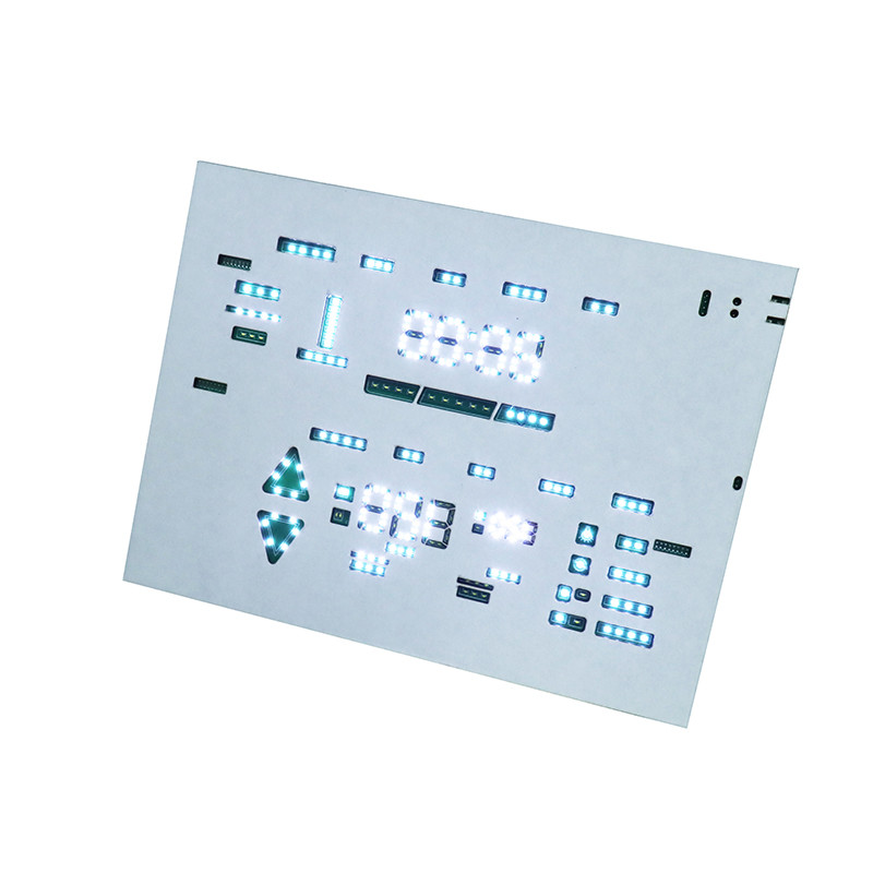 2.0mm PMMA Capacitive Membrane Switch / Embedded Side Firing Backlighting LEDs