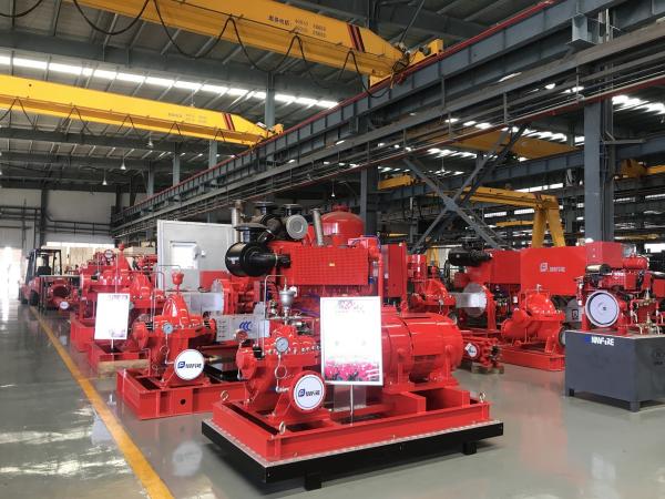 Red Fire Fighting Pump Set Diesel engine Fire Fighting Water Pump 500 gpm 130