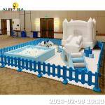 Customized Kids Play Blue Soft Ball Pit Indoor Soft Play Equipment Digitial