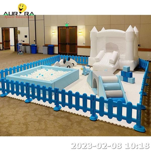 Customized Kids Play Blue Soft Ball Pit Indoor Soft Play Equipment Digitial