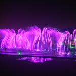 Colorful Music Dancing Fountain Project With LED Lights Performance