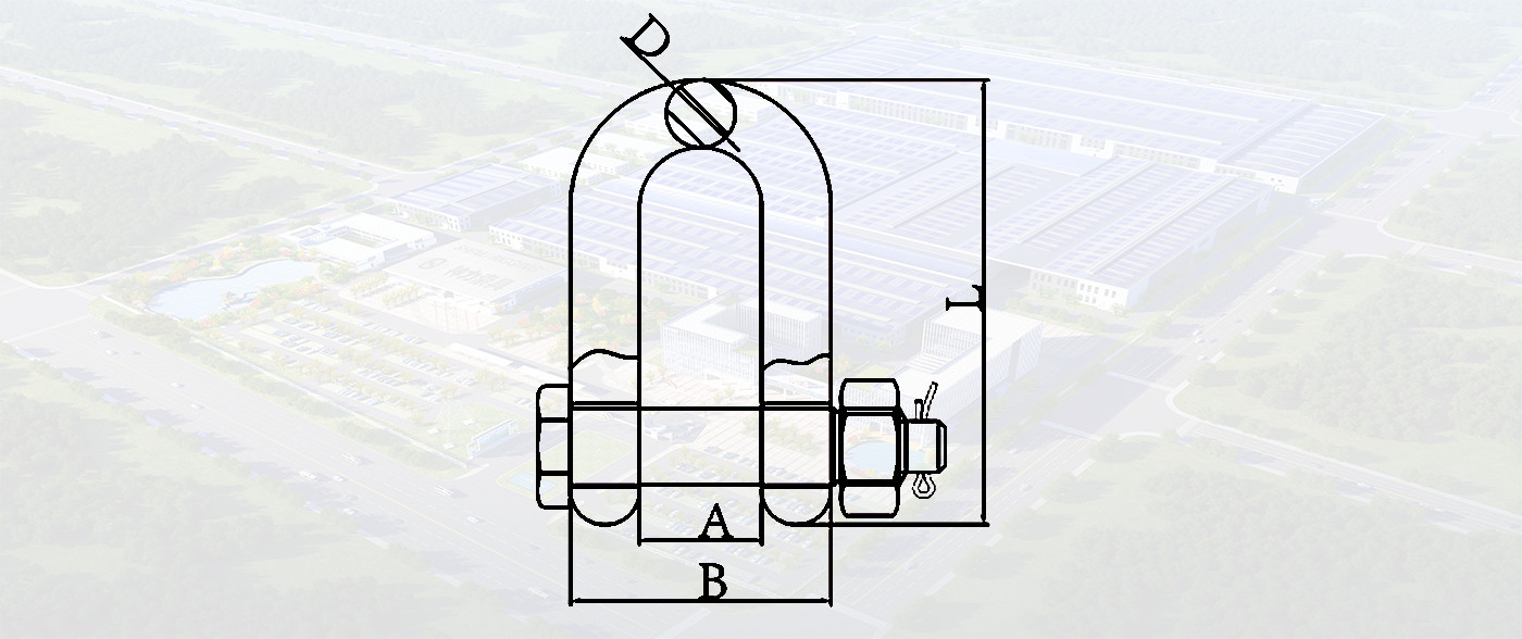 SLR049- G80 BOLT TYPE DEE SHACKLE