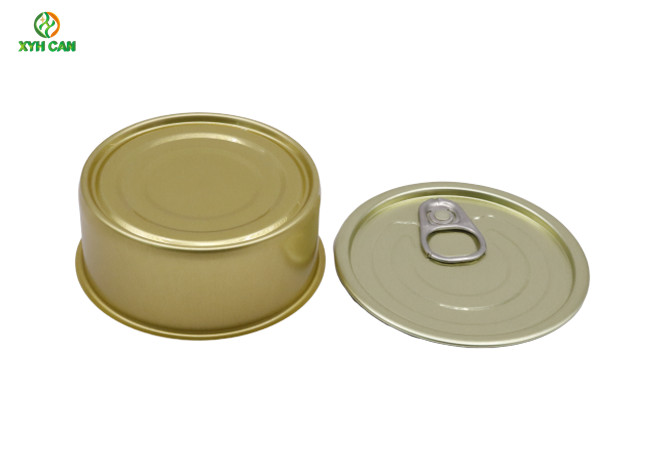 CMYK 4C 0.19mm Tinplate Round Tin Cans for Food Container Offset Printing