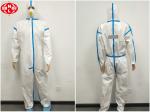 White Microporous PPE Anti Static 5XL Disposable Overalls