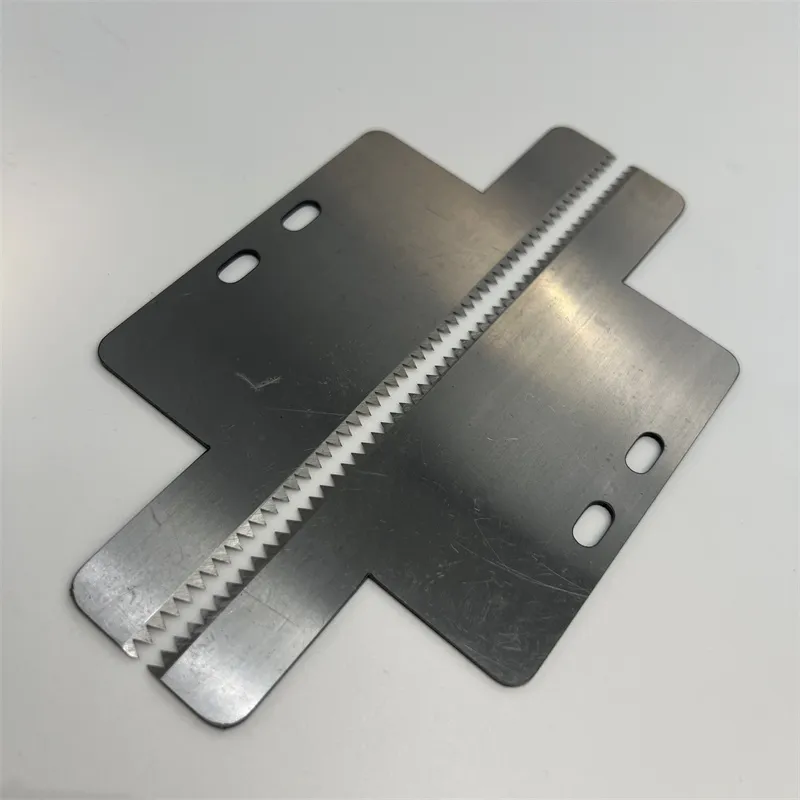 Packing Machine Knife Food Bags Packaging Serrated Blade Zigzag Blade Cutting Knife Blade for Packing Machine