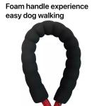 1.5m Pet Reflective Rope Leather Nylon Dog Cat Running Leash