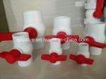 Professional OEM Support NBR PP Channel Straight Through Type Compact PVC Ball