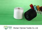 Knotless 100% Polyester Spun Yarn , Weaving / Knitting Polyester Twisted Yarn